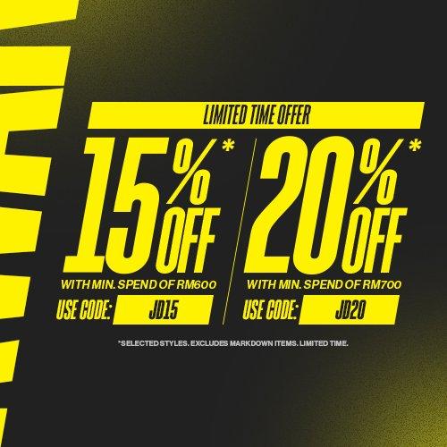 Up To 20% Off*