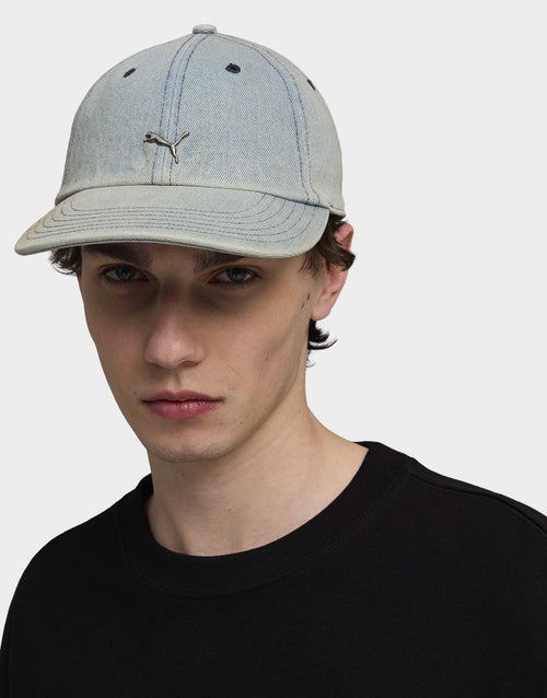 Metallic Dad Cap Denim