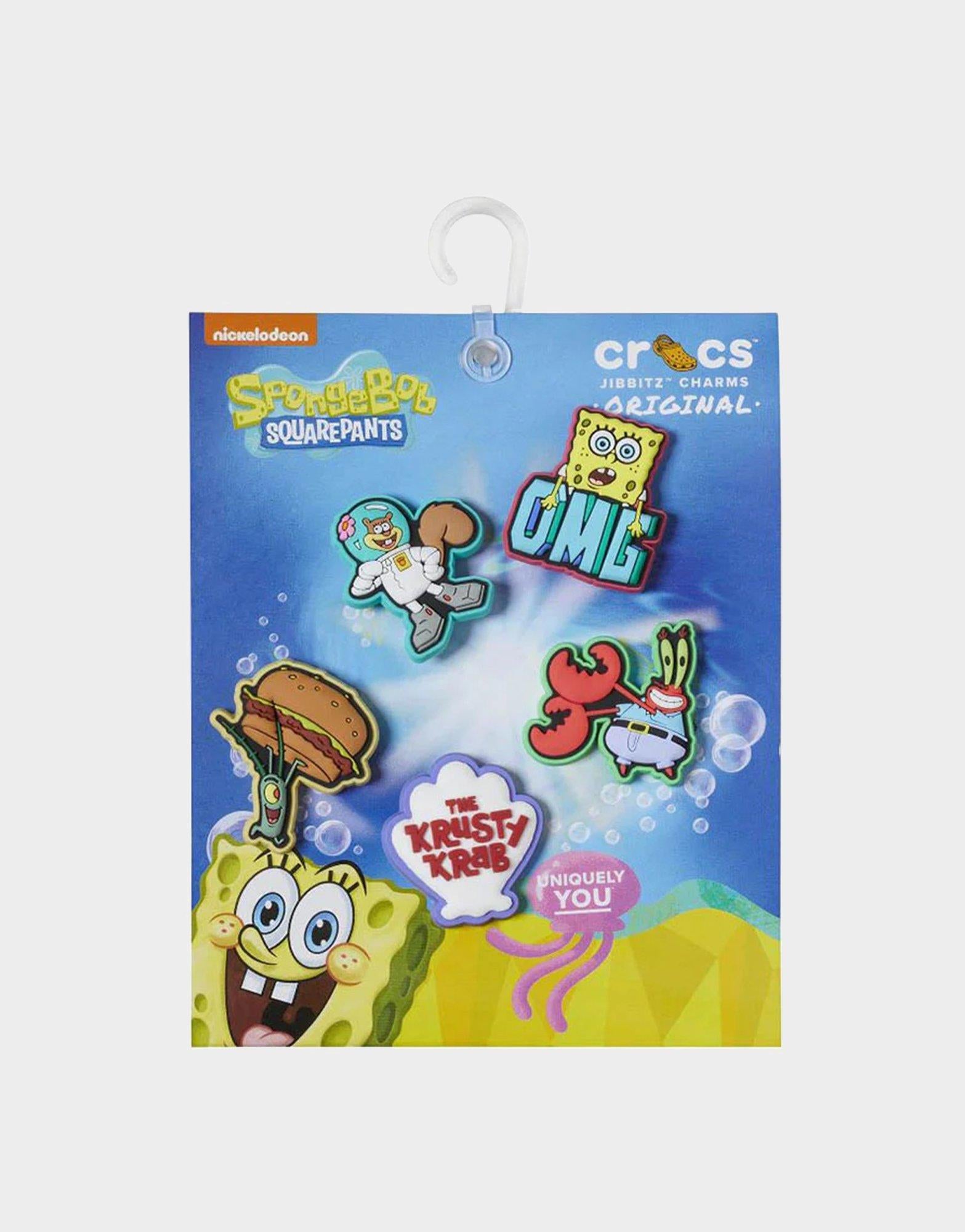spongebob and patrick croc charms