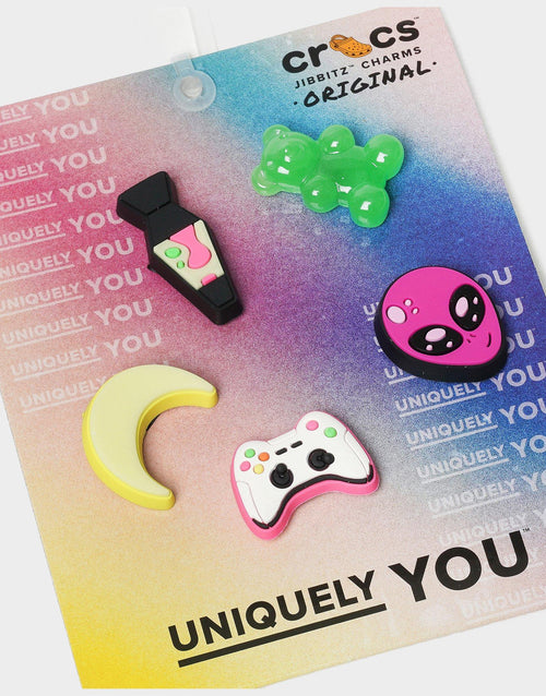 Night Gamer Jibbitz Charms 5 Pack