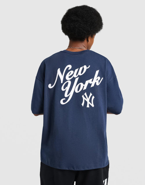 Yankees Script Oversized T-Shirt