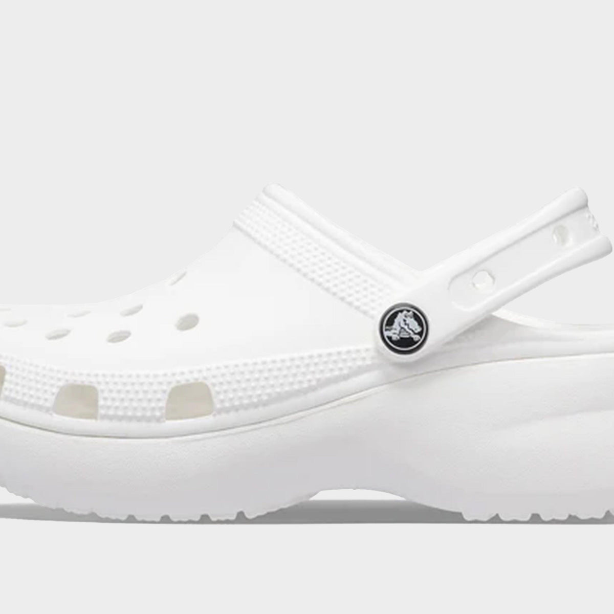 White Crocs Classic Clog Platform Sandals Women's - JD Sports Malaysia