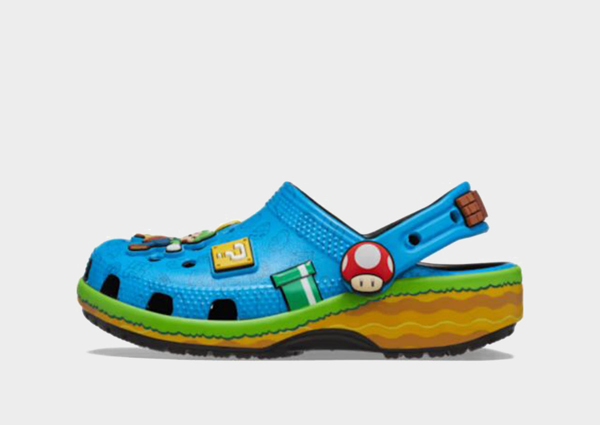 x Nintendo Super Mario Core Classic Clogs Junior