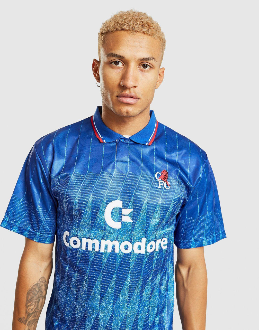 Blue Score Draw Chelsea FC '90 Retro Home Shirt - JD Sports Malaysia