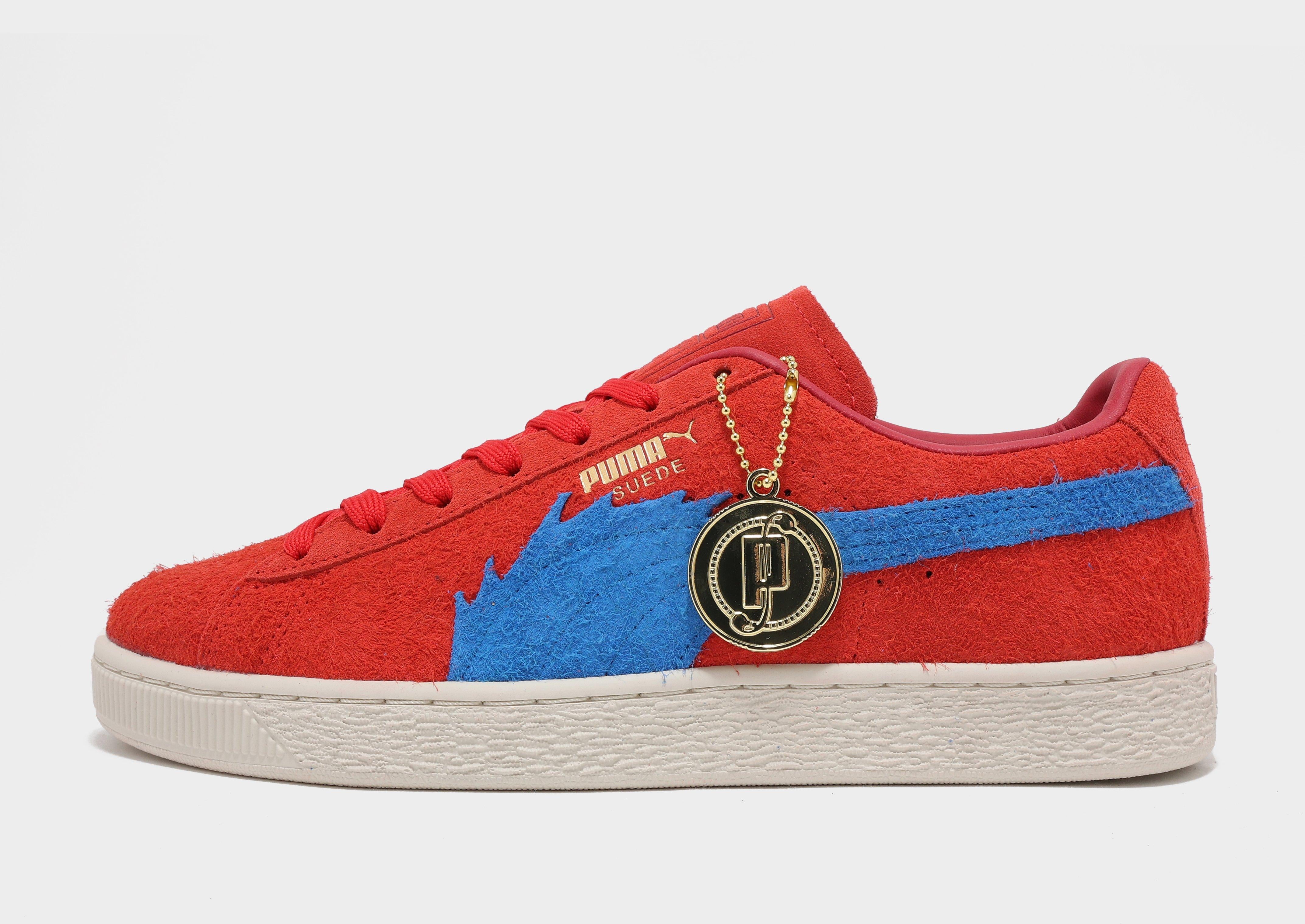 One Piece Pumas Blue And Red Puma Suede One Piece Foot Locker UK