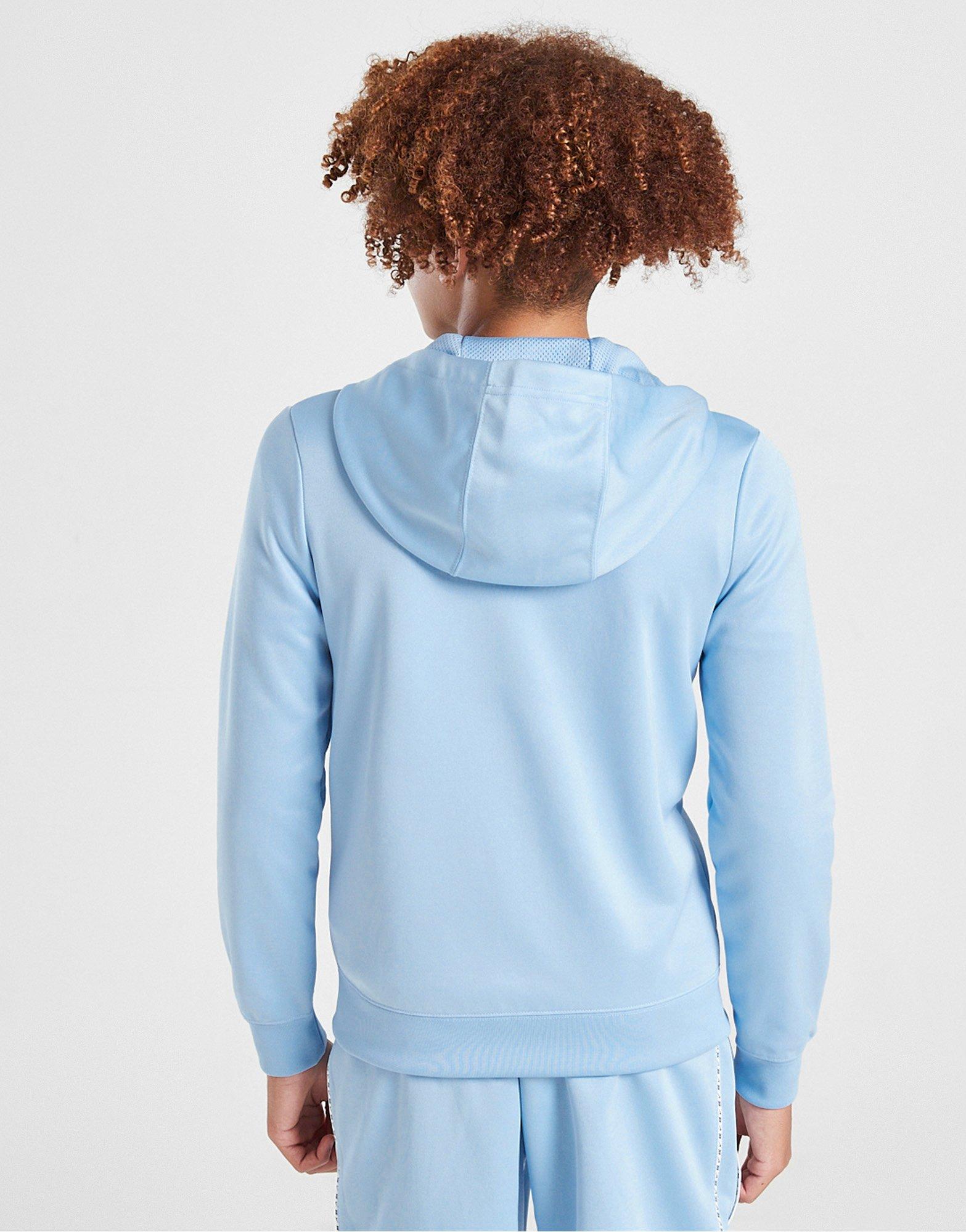 nike tape blue hoodie