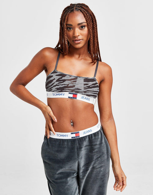 Velour Bandeau Bralette