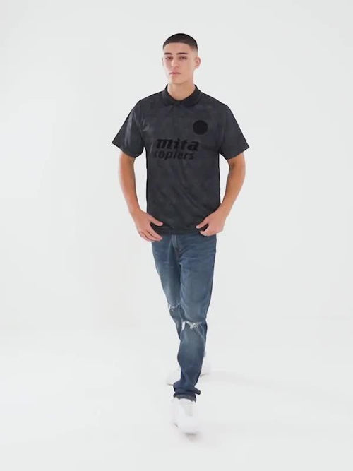 Aston Villa FC '90 Retro Blackout Shirt