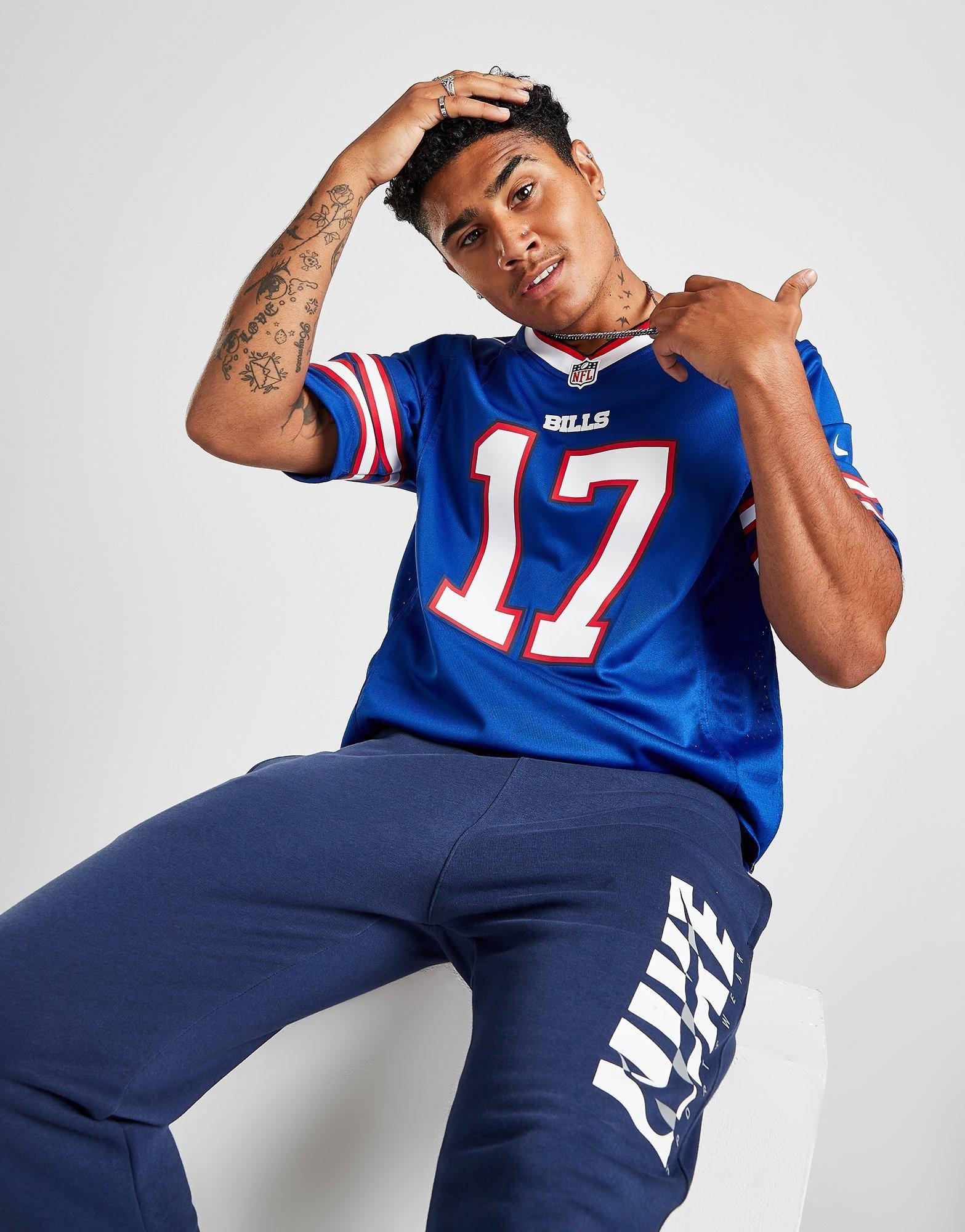 Blue Nike NFL Buffalo Bills Allen #17 Jersey - JD Sports Malaysia