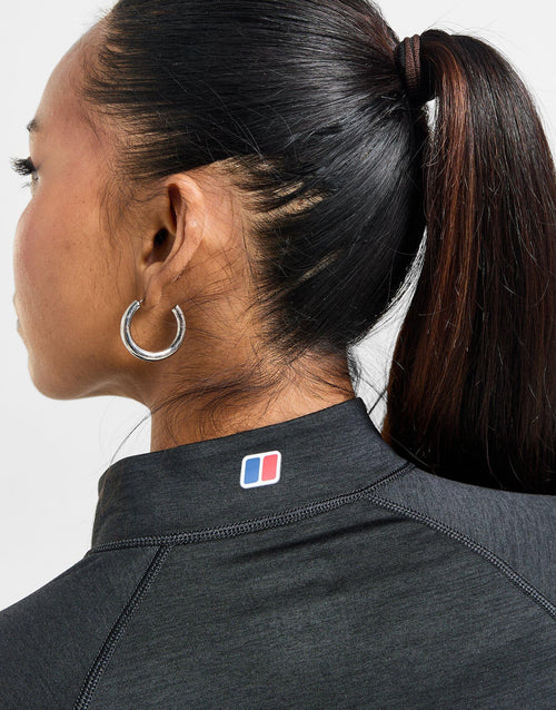 Woven Pocket 1/4 Zip Top