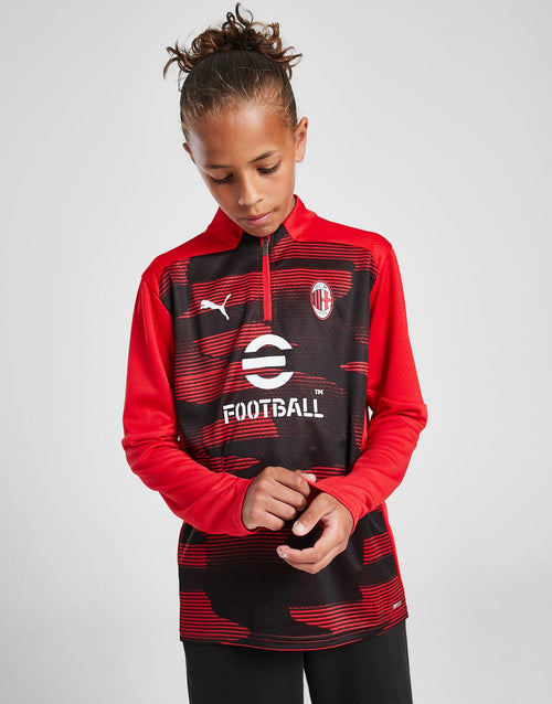AC Milan Pre Match 1/4 Zip Top Junior