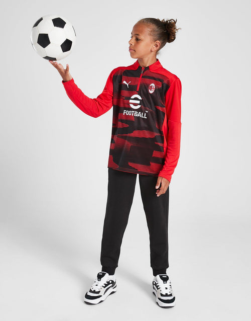 AC Milan Pre Match 1/4 Zip Top Junior