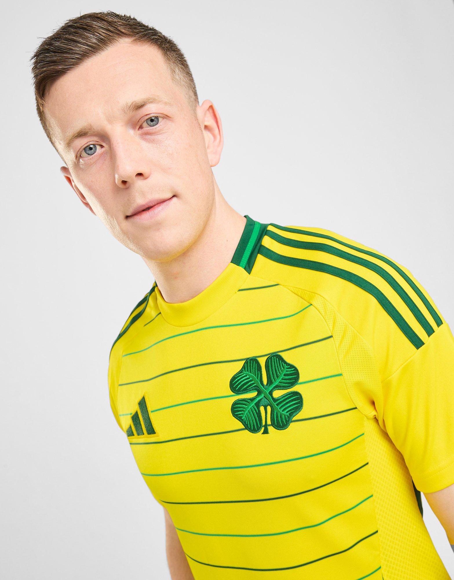 Yellow adidas Celtic 2024/25 Unsponsored Away Shirt - JD Sports