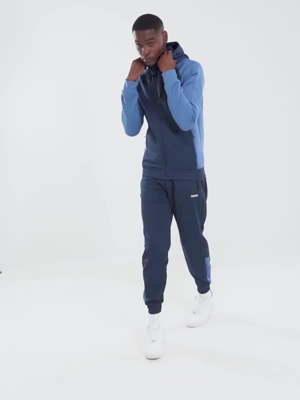 Blue Mckenzie Base Poly Full Zip Hoodie - JD Sports Malaysia