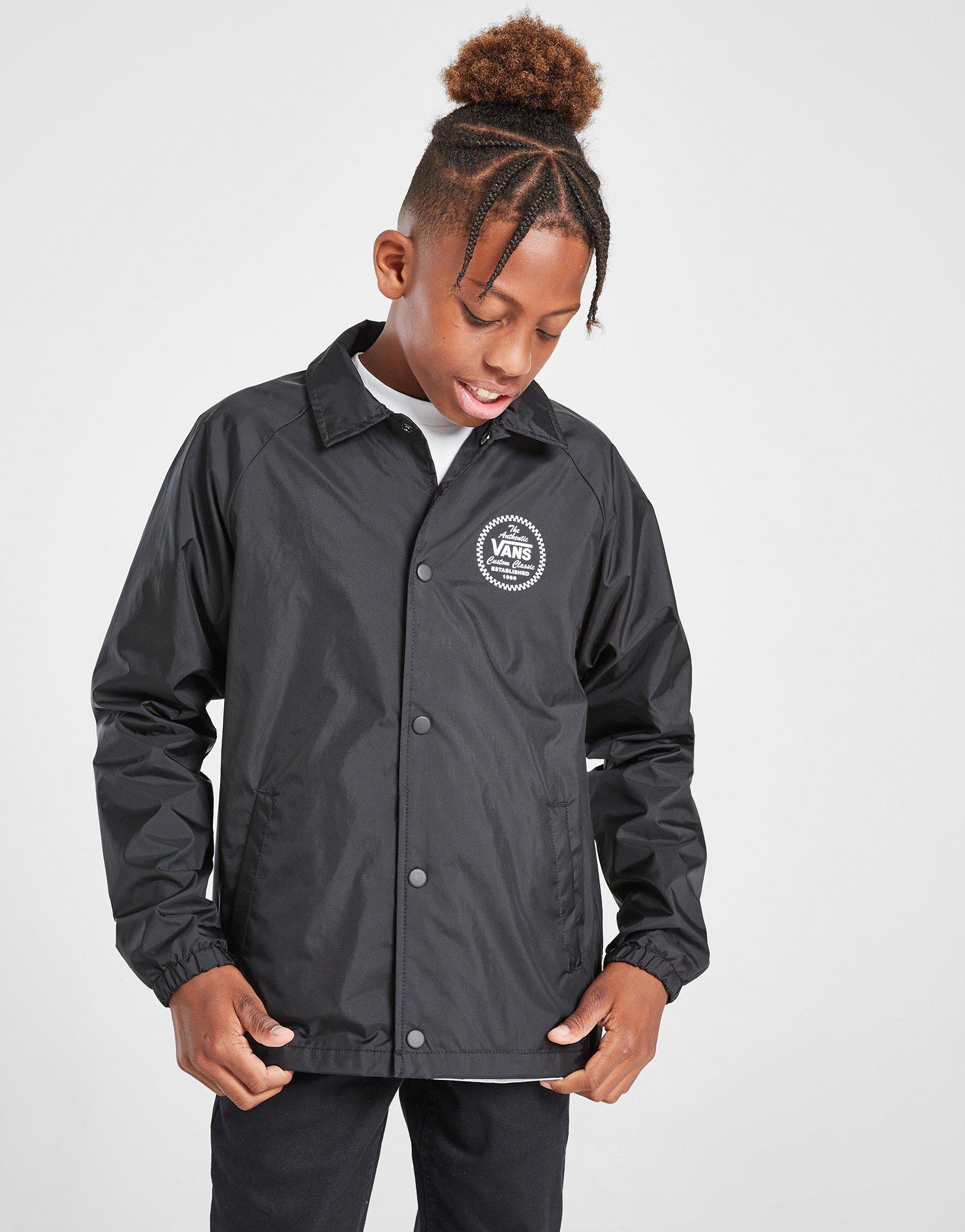 J’s BALL COACH JACKET Black Vans Coach Jacket Junior - JD Sports Malaysia