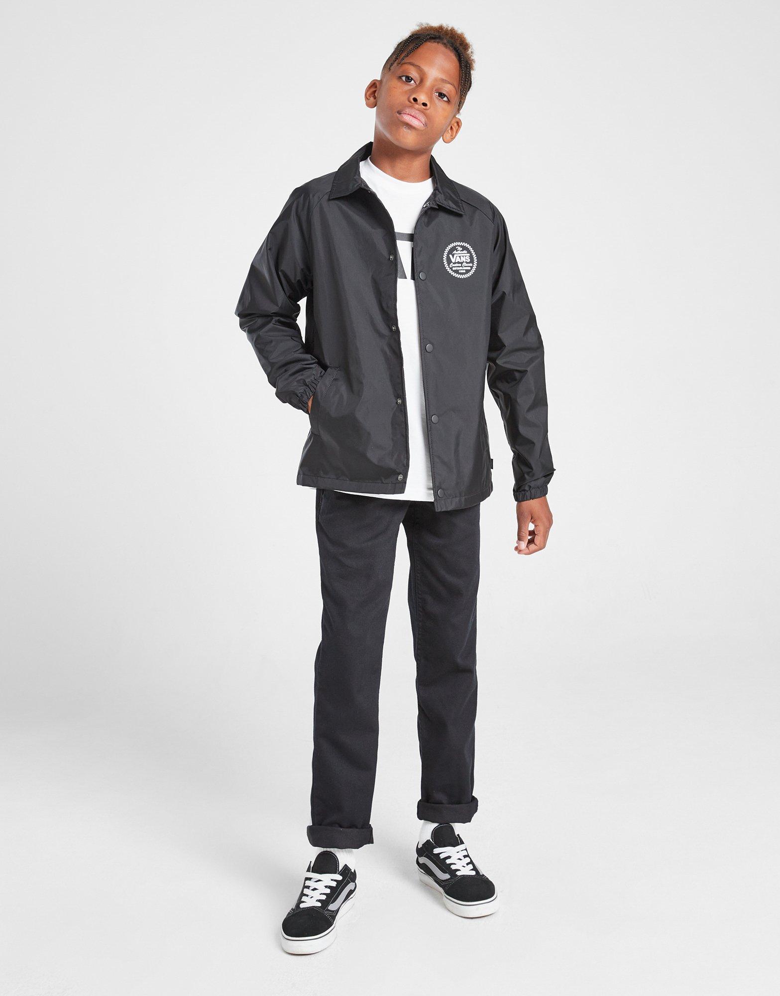 Black Vans Coach Jacket Junior - JD Sports Malaysia