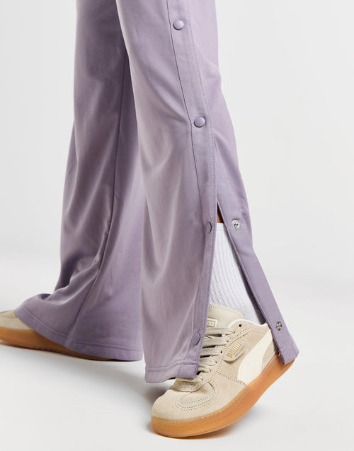 Popper Wide Leg Track Pants