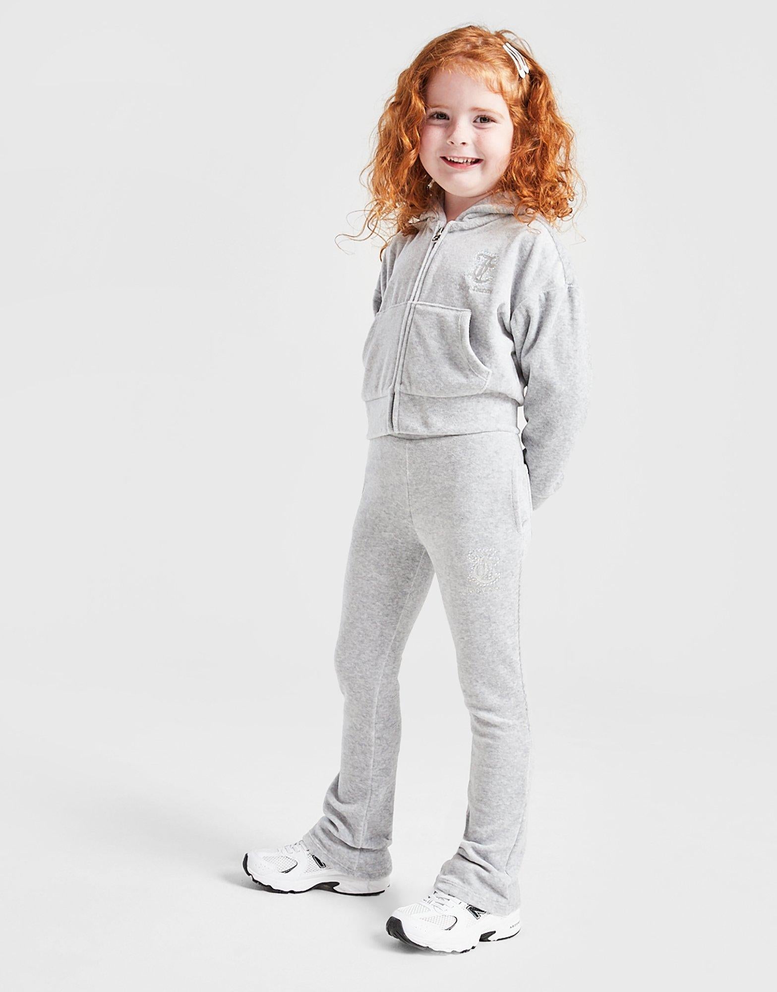 Velour Hoodie/Flares Tracksuit Junior's