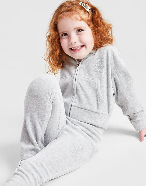Velour Hoodie/Flares Tracksuit Junior's
