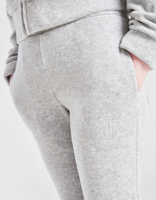 Velour Hoodie/Flares Tracksuit Junior's