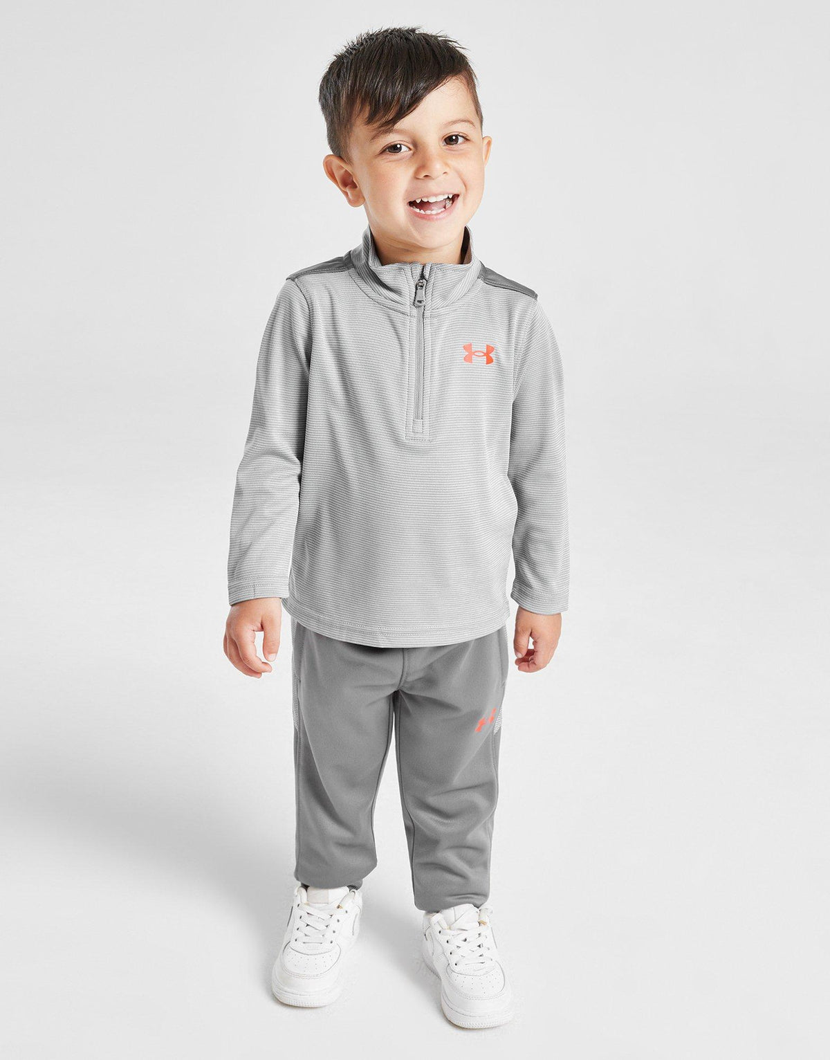 UA Tech Twist 1/4 Zip Top/Track Pants Set Infant