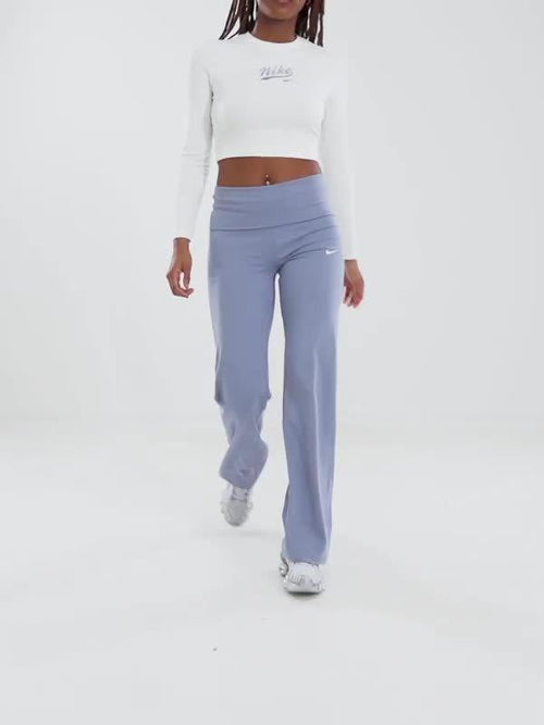 Essential Fold-Over Flare Pants