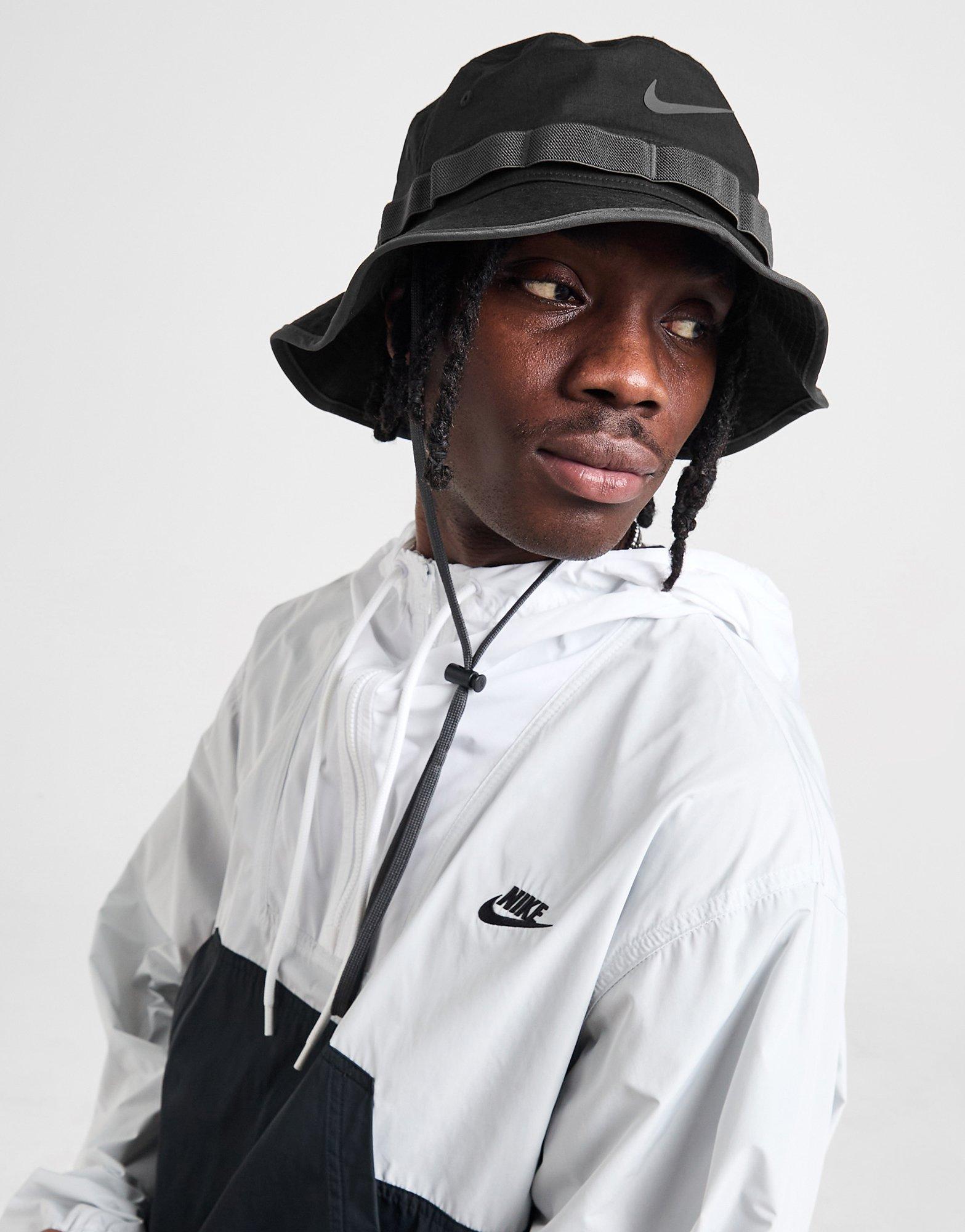 black nike dri fit bucket hat