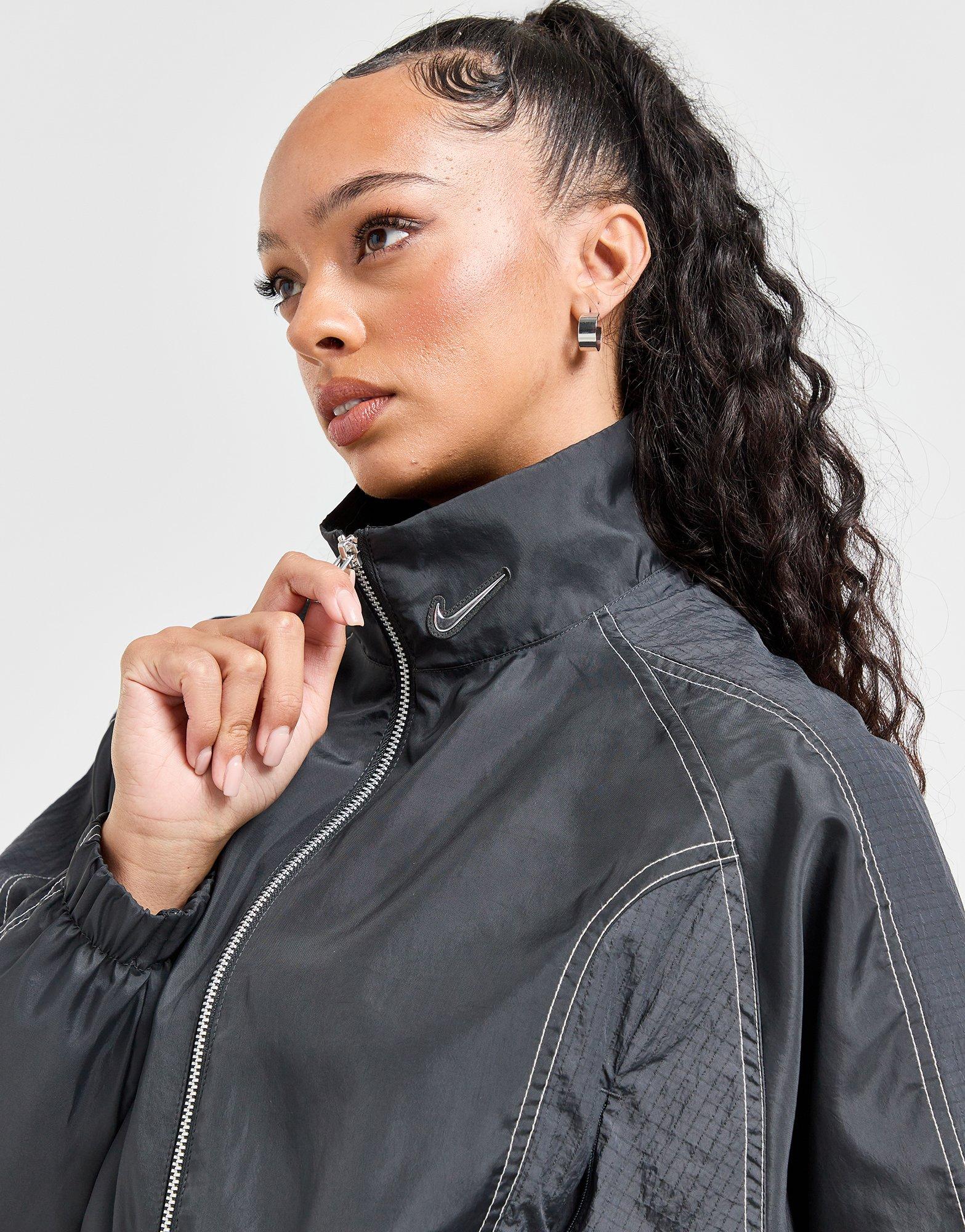 Grey Nike Training Graphic Swoosh Woven Jacket - JD Sports Malaysia