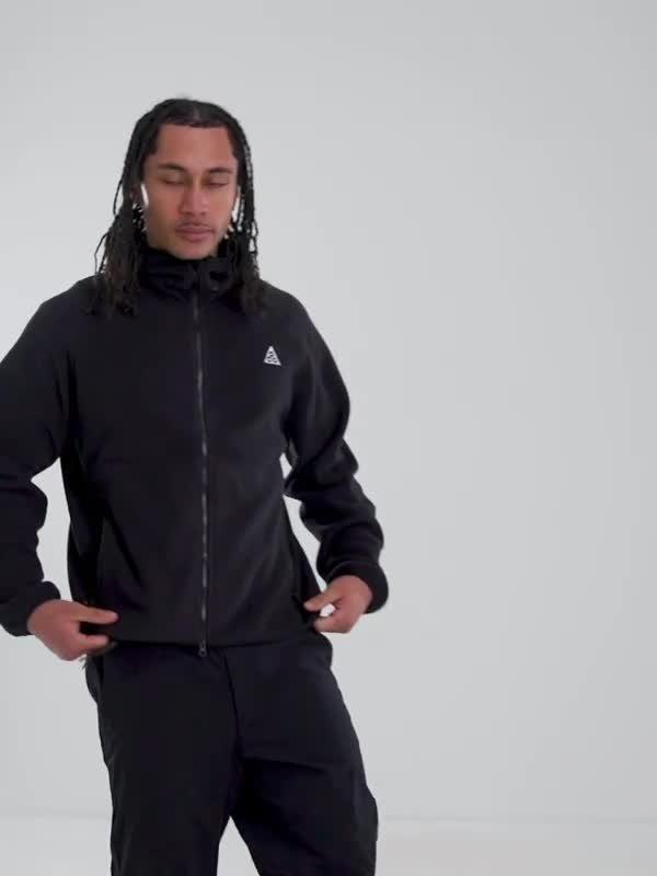 Black Nike ACG Wolf Tree Full Zip Hoodie - JD Sports Malaysia