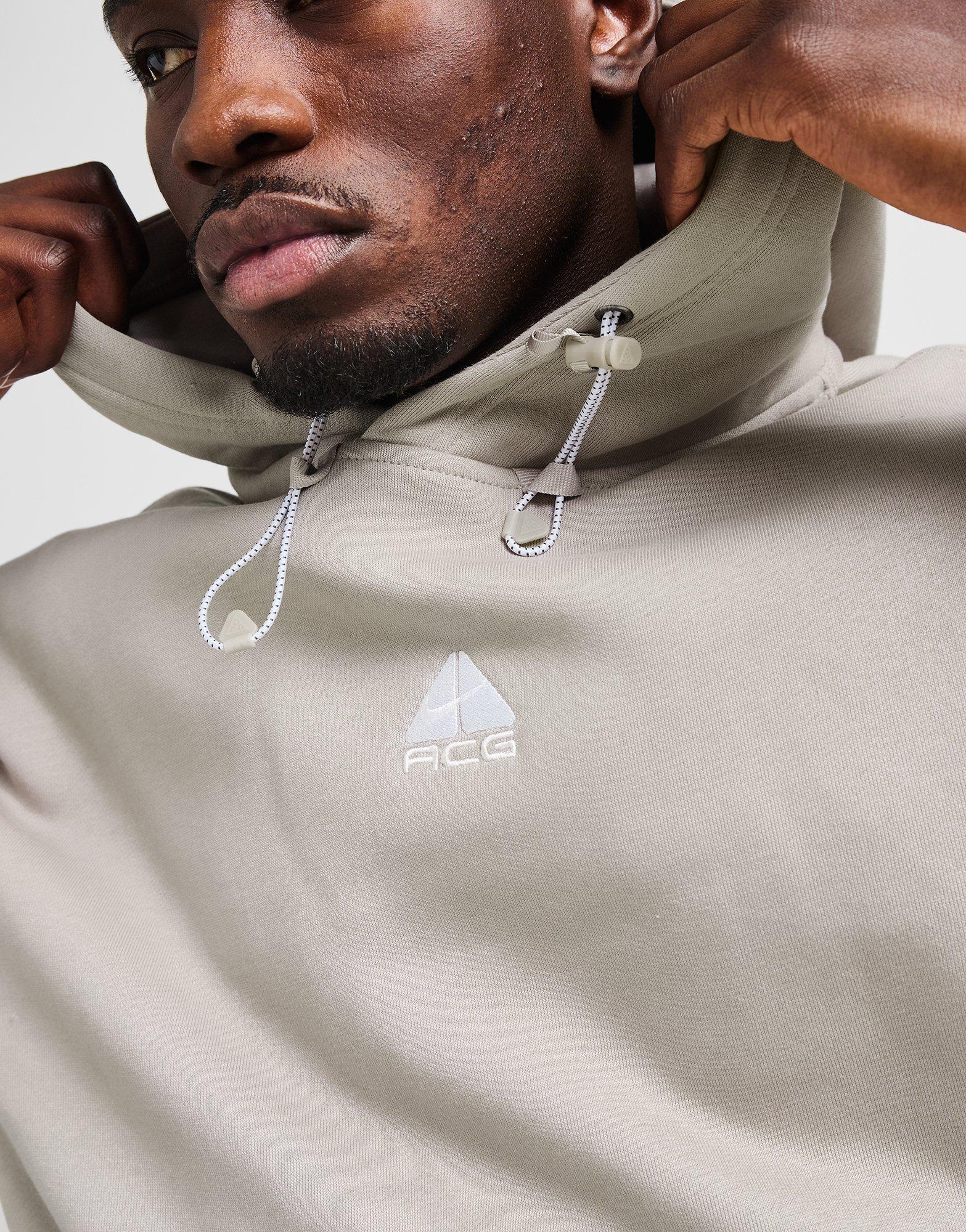Grey Nike ACG Lung Fleece Overhead Hoodie - JD Sports Malaysia