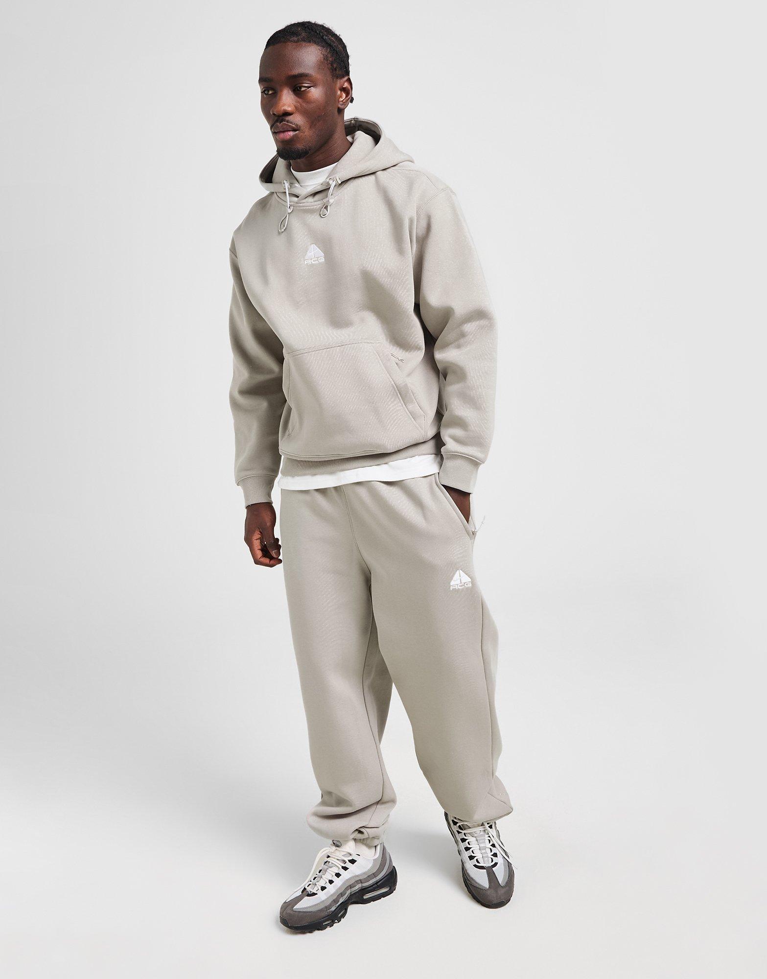 Grey Nike ACG Lung Fleece Overhead Hoodie - JD Sports Malaysia