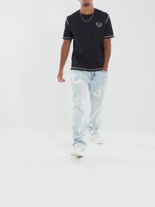 Bobby Puff Print Jeans