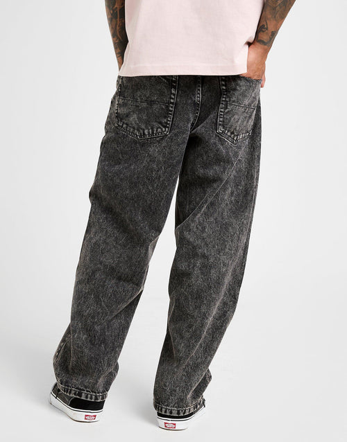 Check-5 Baggy Stonewash Jeans