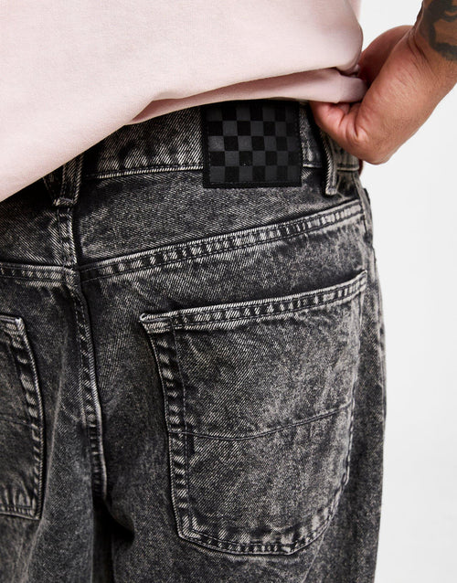 Check-5 Baggy Stonewash Jeans
