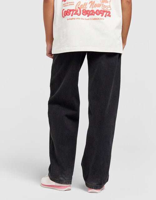 Mid-Rise Loose Jeans