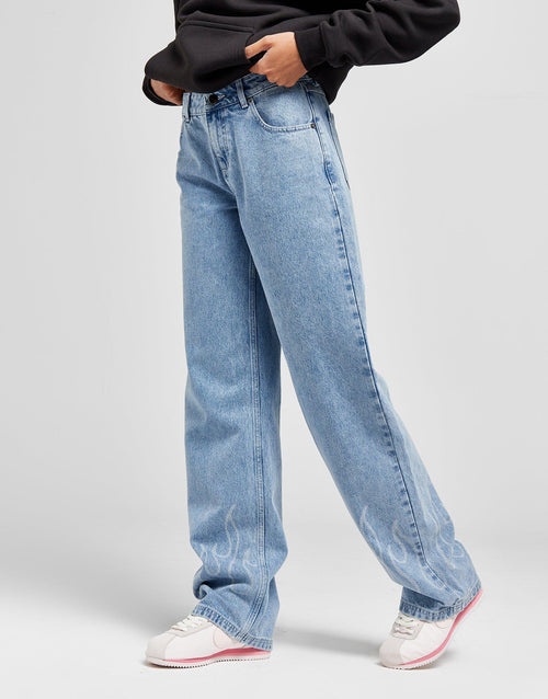 Mid-Rise Loose Jeans