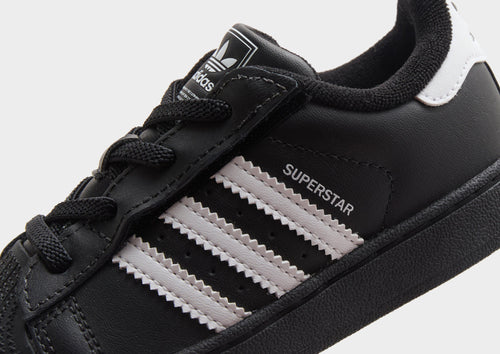 Black adidas Superstar Infant