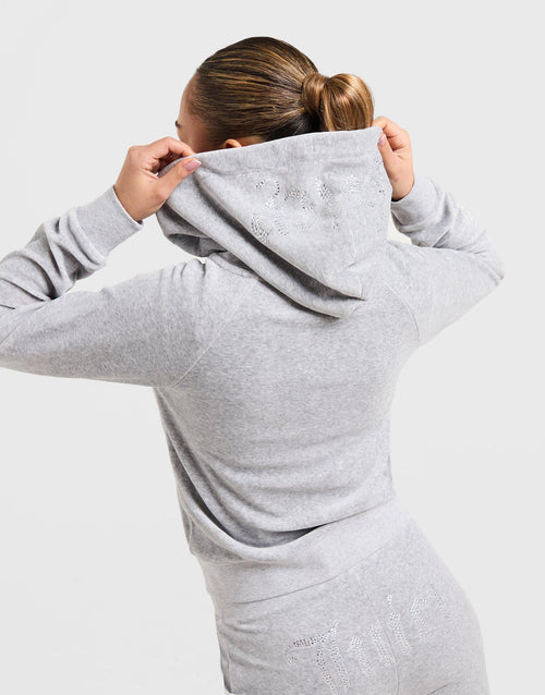 Diamante Logo Hoodie