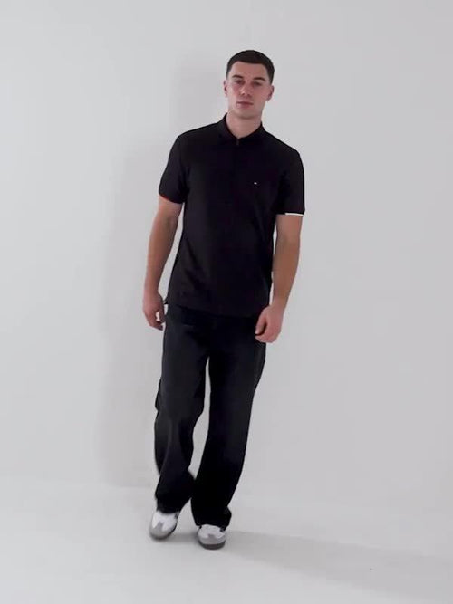 Zipped Polo Shirt