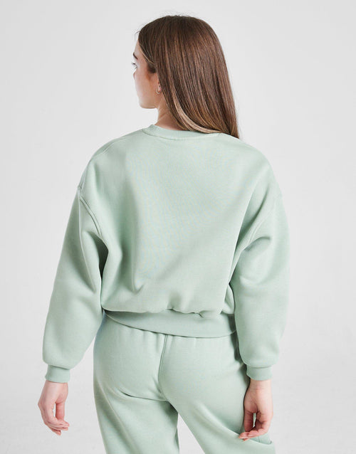 Girls' Club Fleece Boxy Crew Sweatshirt Junior