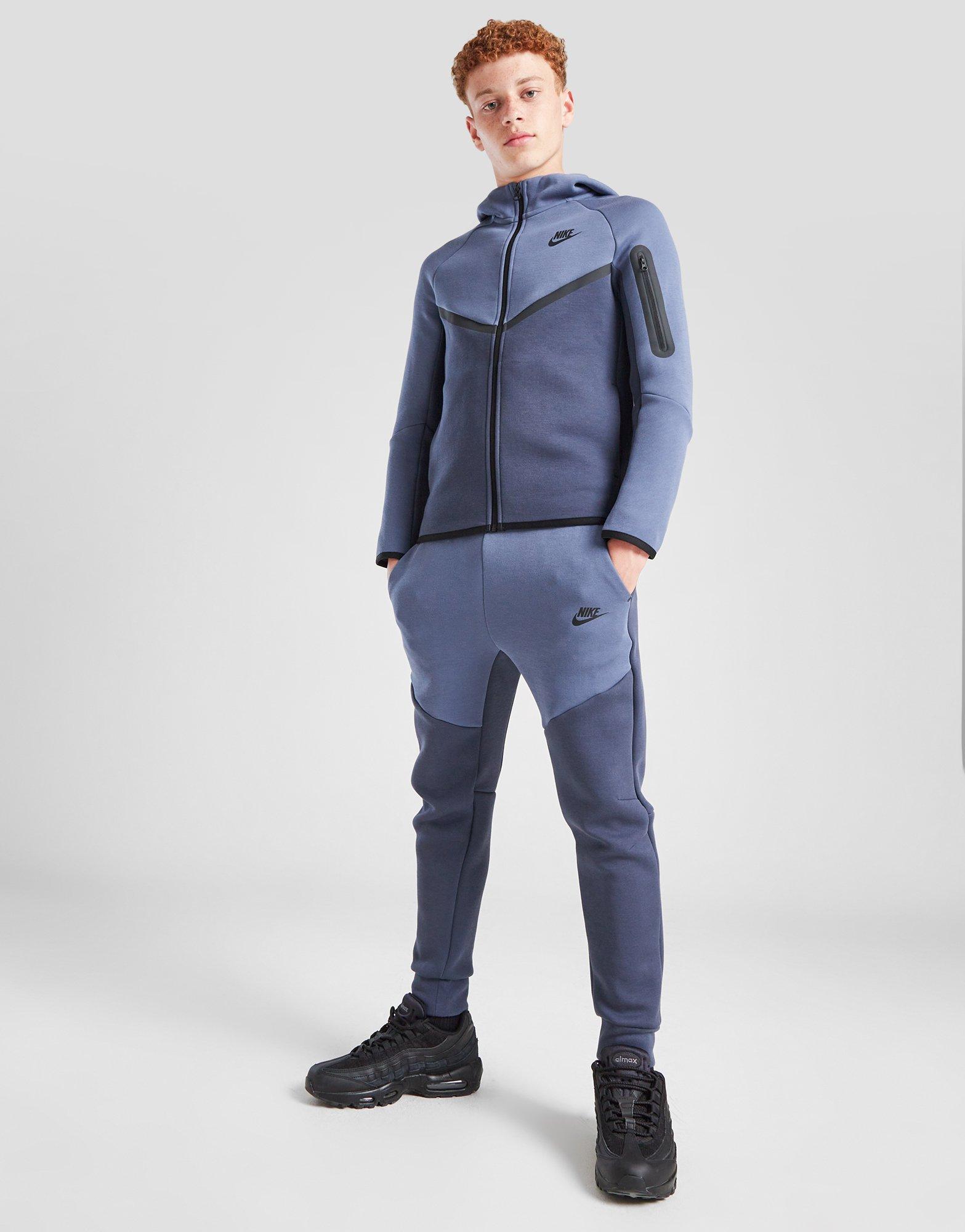 tech fleece blue black