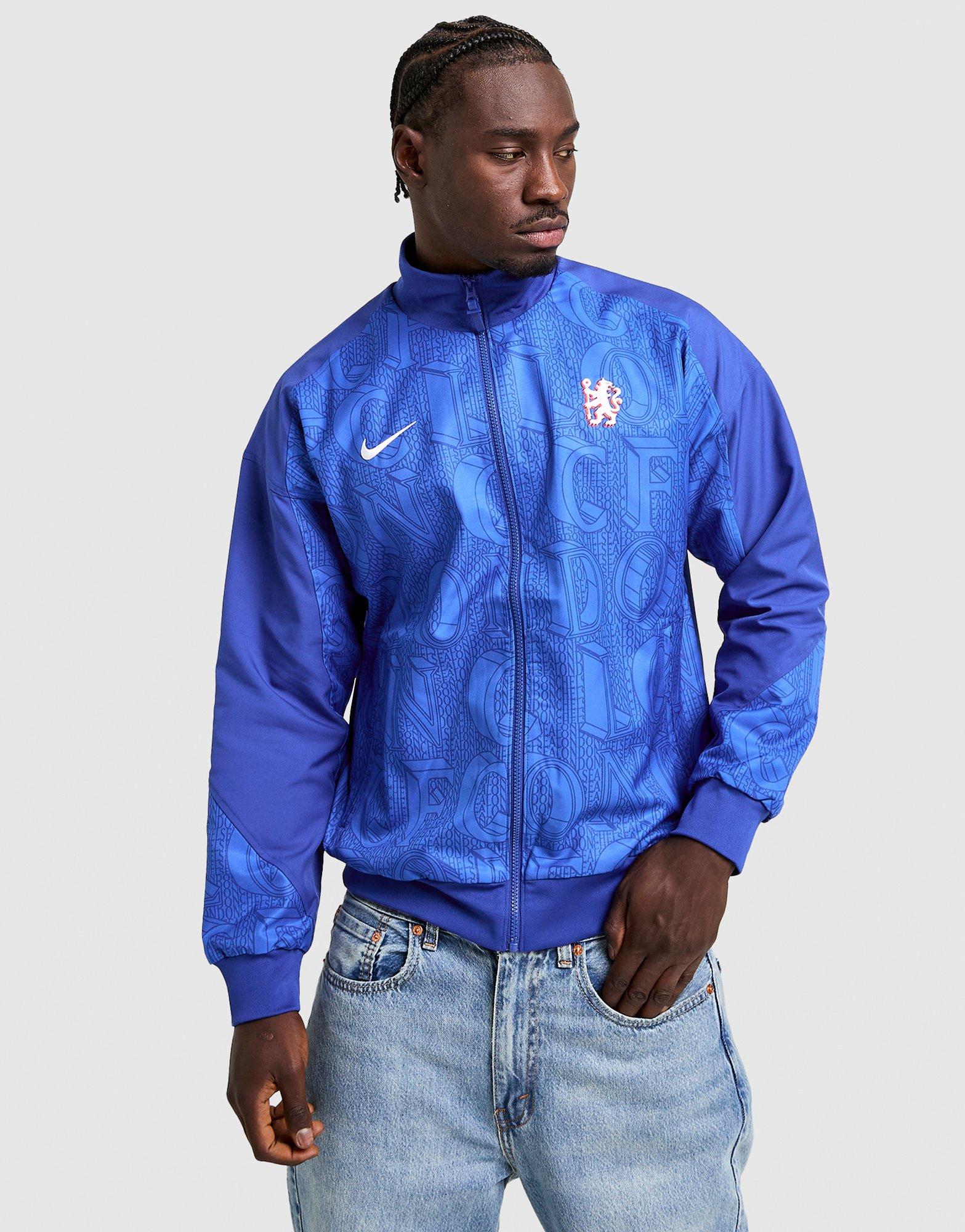 Blue Nike Chelsea FC Strike Anthem Jacket - JD Sports Malaysia