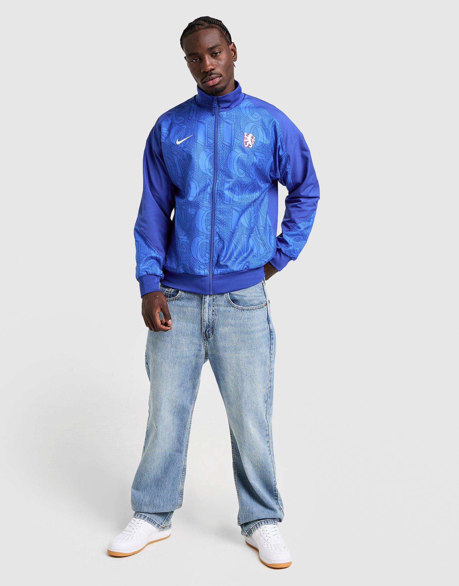 Blue Nike Chelsea FC Strike Anthem Jacket - JD Sports Malaysia
