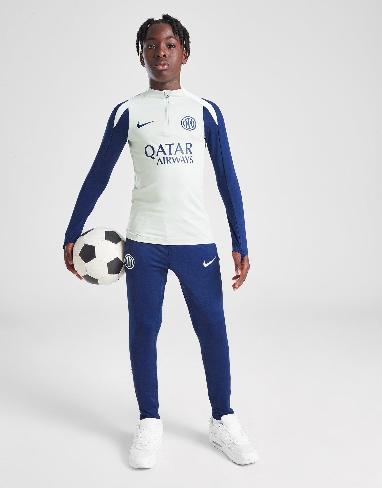 nike football strike drill top in grey