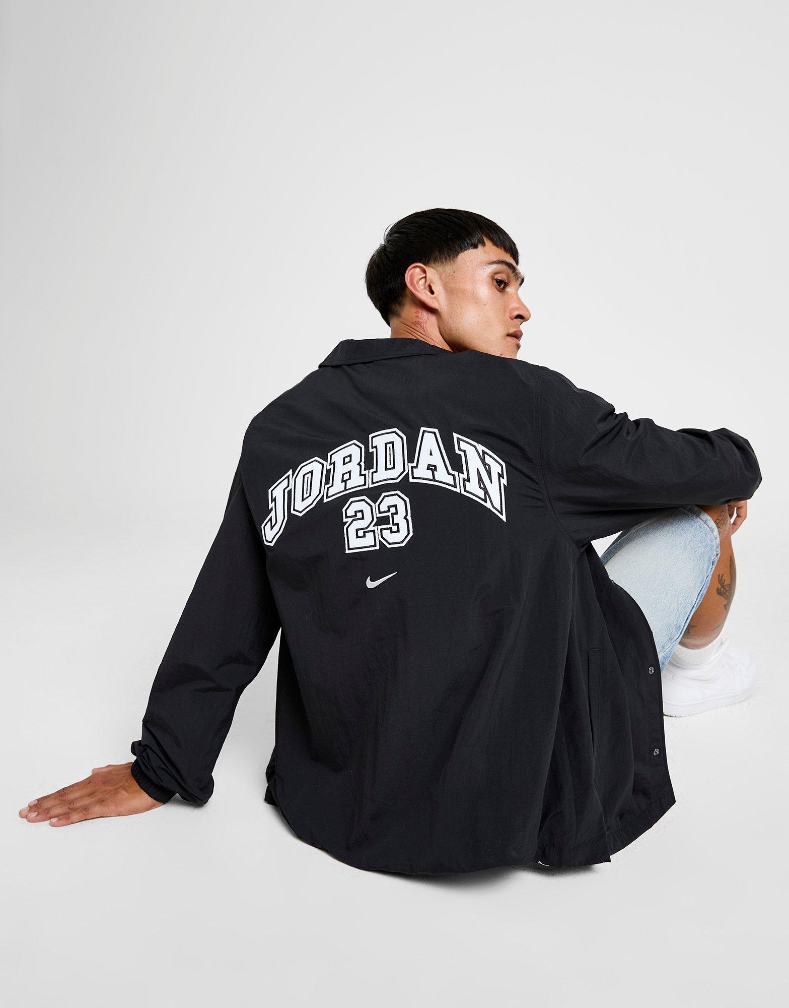 Black Jordan Swoosh Coach Jacket - JD Sports Malaysia