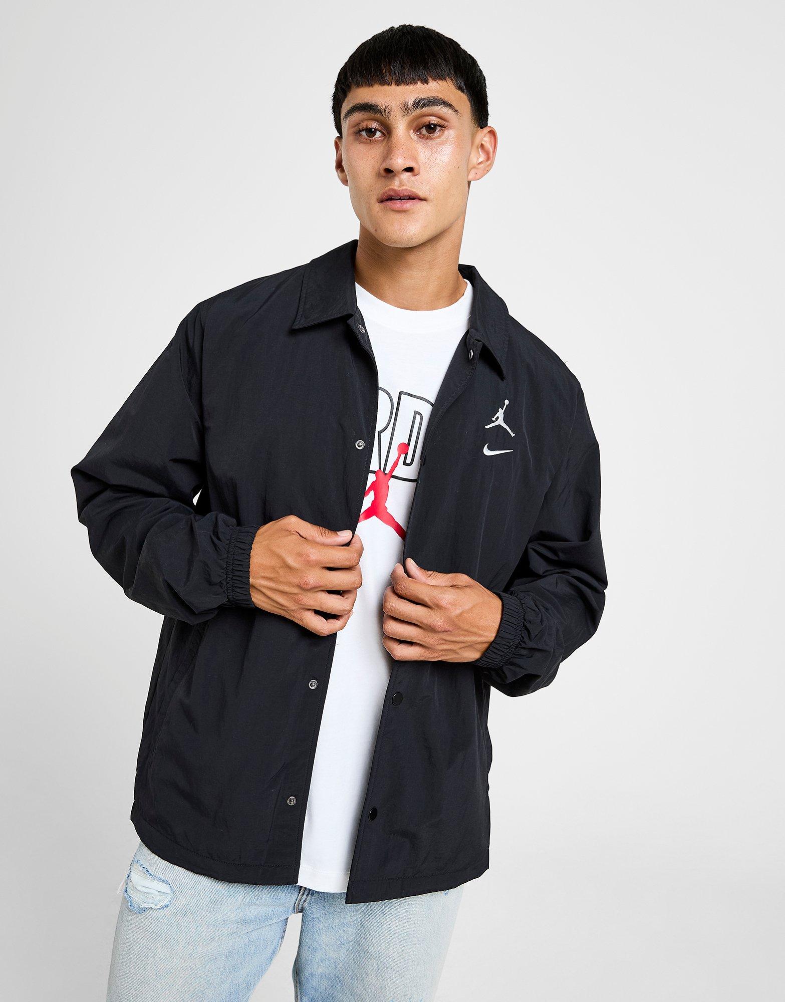 Black Jordan Swoosh Coach Jacket - JD Sports Malaysia
