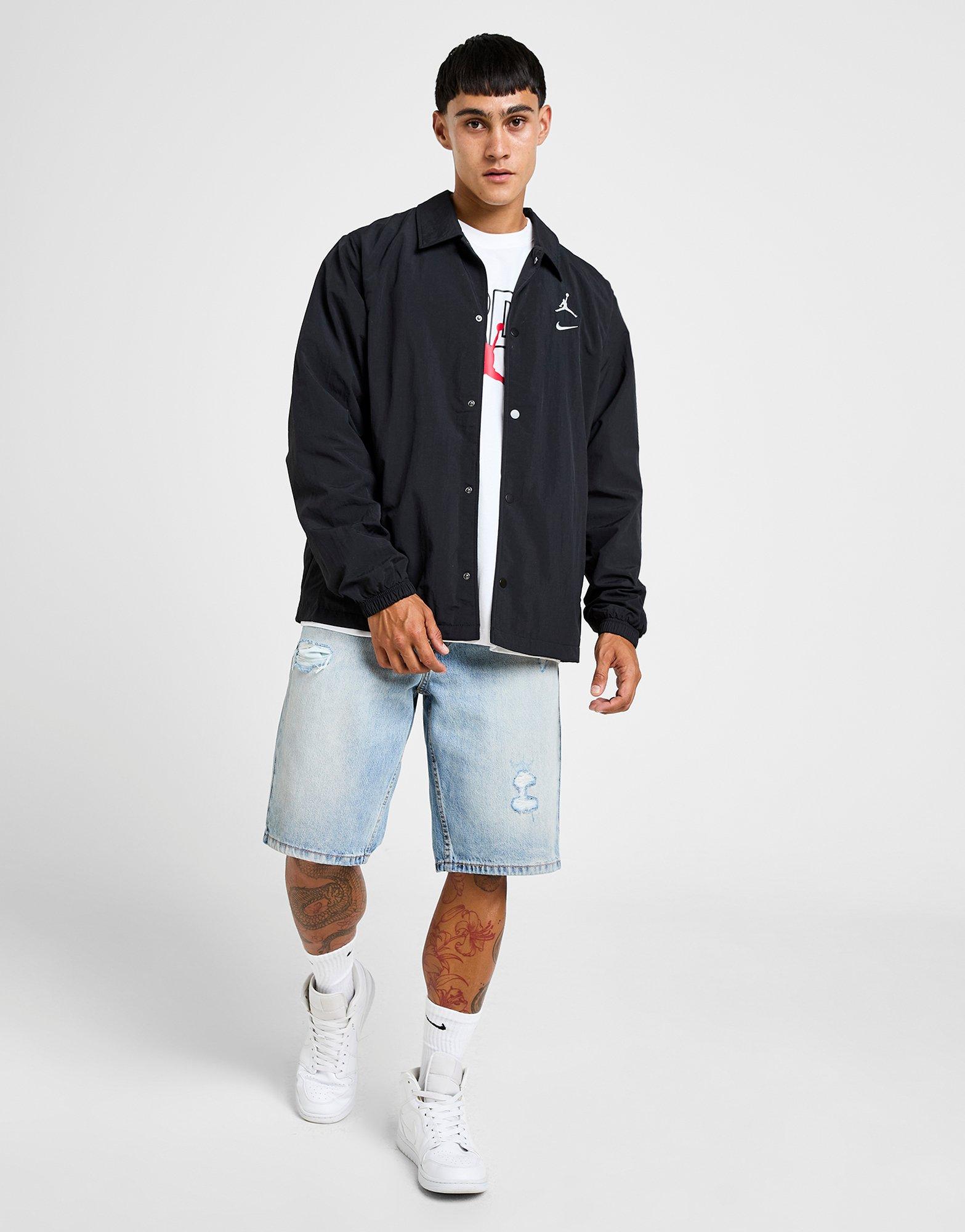 Black Jordan Swoosh Coach Jacket - JD Sports Malaysia