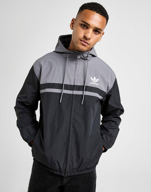 Colour Block Vintage Windbreaker