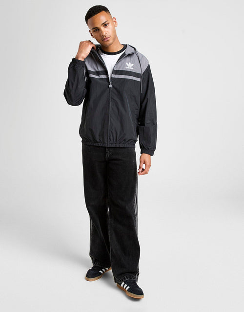 Colour Block Vintage Windbreaker