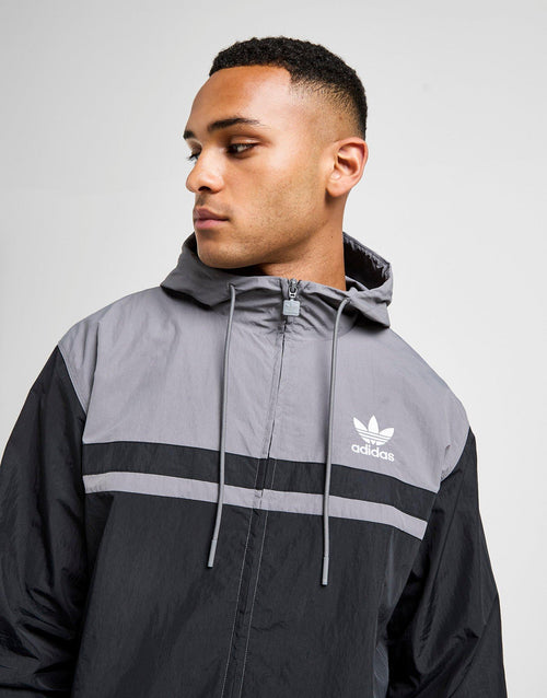Colour Block Vintage Windbreaker